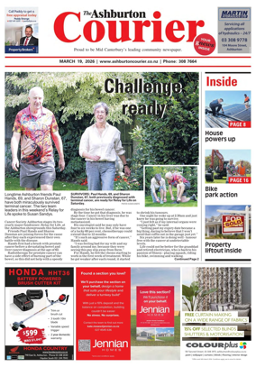 Cover of Ashburton Courier