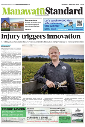 Cover of Manawatu Standard