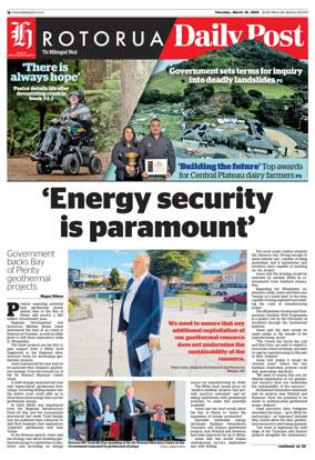 Cover of Rotorua Daily Post