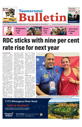 Cover of Taumarunui Bulletin