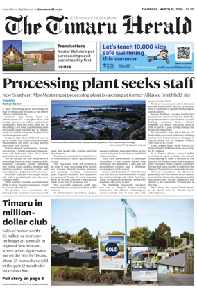 Cover of The Timaru Herald