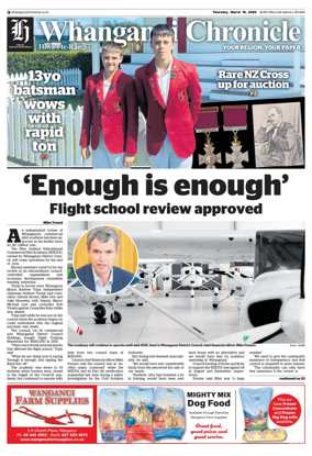 Cover of Whanganui Chronicle