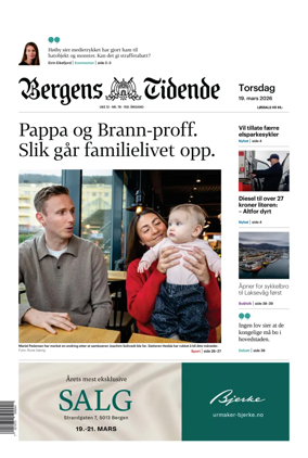 Cover of Bergens Tidende