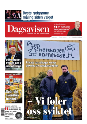 Cover of Dagsavisen