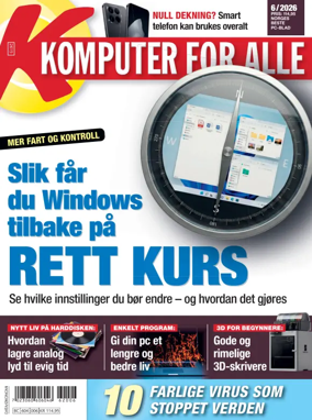 Cover of Komputer for alle (Norway)