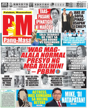 Cover of PM Pang-Masa