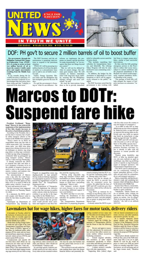 Cover of United News - English Edition