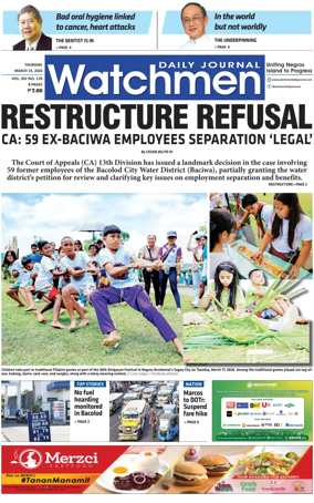 Cover of Watchmen Daily Journal