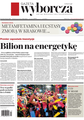 Cover of Gazeta Wyborcza