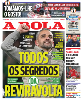Cover of A BOLA (Portuguese)