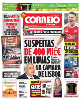 Cover of Correio da Manha