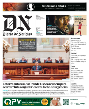 Cover of Diario de Noticias