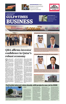 Cover of Gulf Times Business