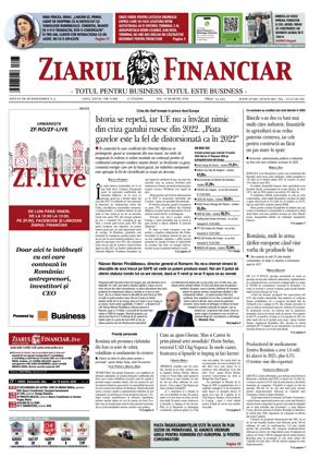 Cover of Ziarul Financiar