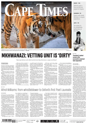 Cover of Cape Times