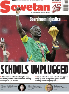 Cover of Sowetan