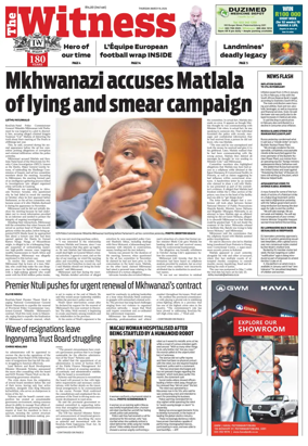 Cover of The Witness (South Africa)