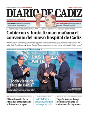 Cover of Diario de Cadiz