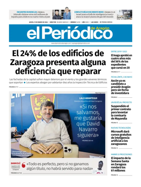 Cover of El Periodico Aragon