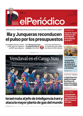 Cover of El Periodico - Castellano