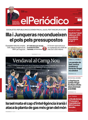 Cover of El Periodico - Catala