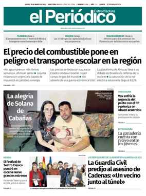 Cover of El Periodico Extremadura