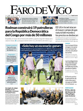 Cover of Faro de Vigo