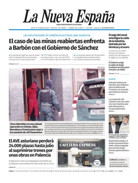 Cover of La Nueva Espana (Oviedo)