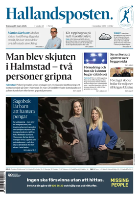 Cover of Hallandsposten