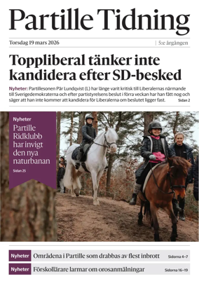 Cover of Partille Tidning