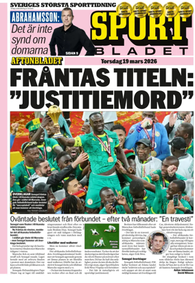 Cover of Sportbladet