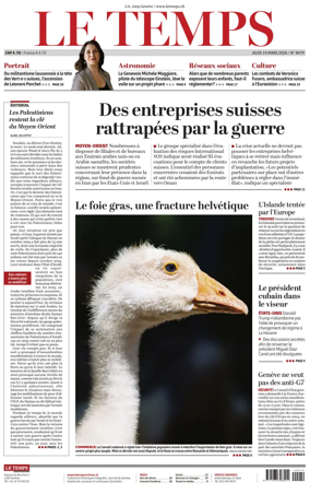 Cover of Le Temps