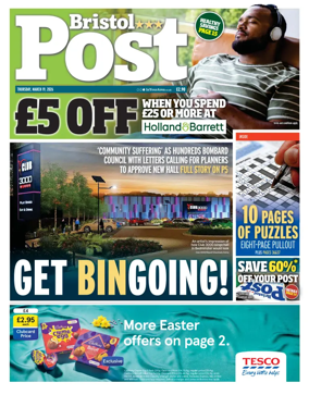 Cover of Bristol Post