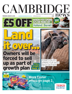 Cover of Cambridge News