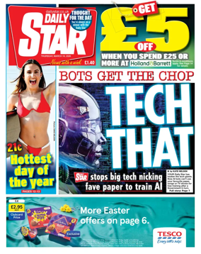 Cover of Daily Star