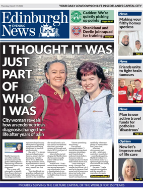Cover of Edinburgh Evening News