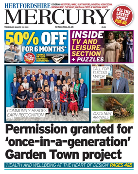 Cover of Hertfordshire Mercury