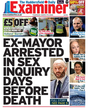Cover of Huddersfield Daily Examiner