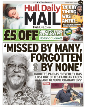 Cover of Hull Daily Mail