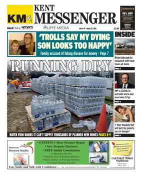 Cover of Kent Messenger Maidstone