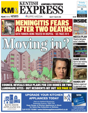 Cover of Kentish Express Ashford & District