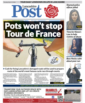 Cover of Lancashire Evening Post