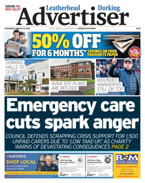 Cover of Leatherhead & Dorking Advertiser