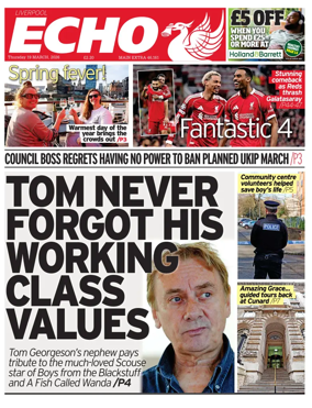 Cover of Liverpool Echo