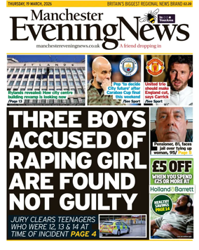 Cover of Manchester Evening News