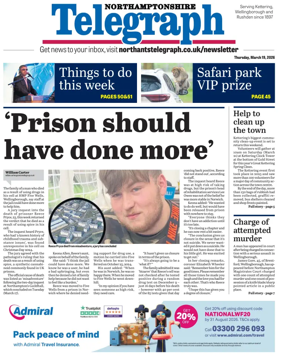 Cover of Northants Evening Telegraph