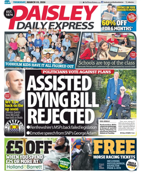 Cover of Paisley Daily Express