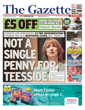 Cover of Teesside Evening Gazette