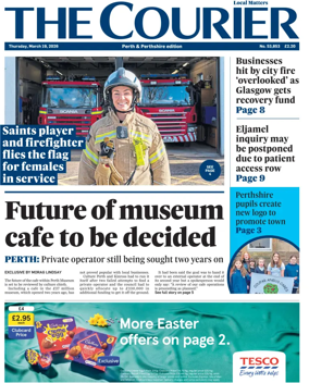 Cover of The Courier & Advertiser (Perth and Perthshire Edition)