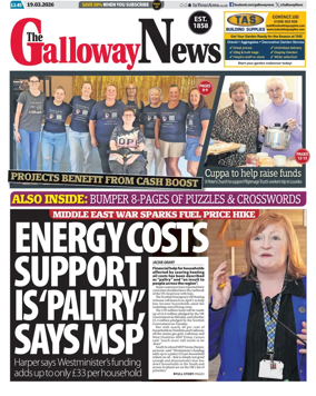 Cover of The Galloway News